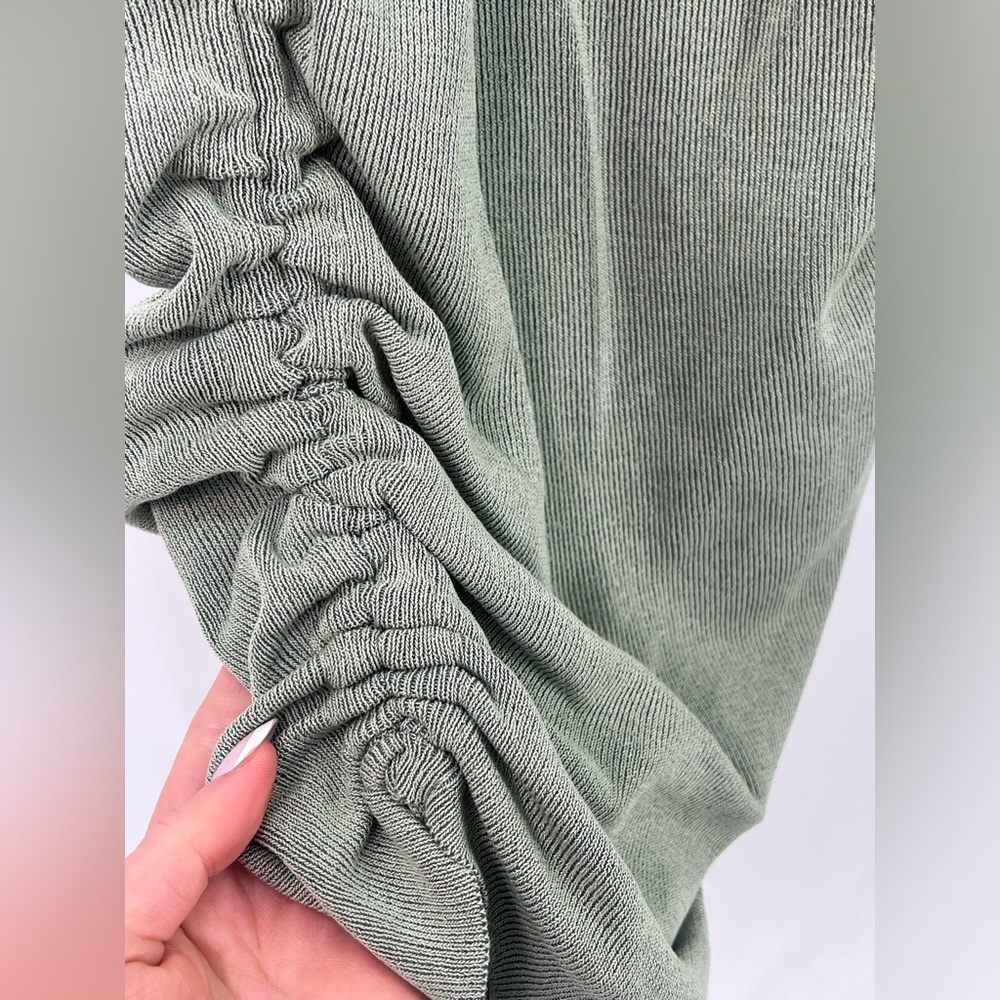 Lioness Sage Green Military Minds Ruched Sleeveless Mini Dress M Medium - Picture 10 of 11